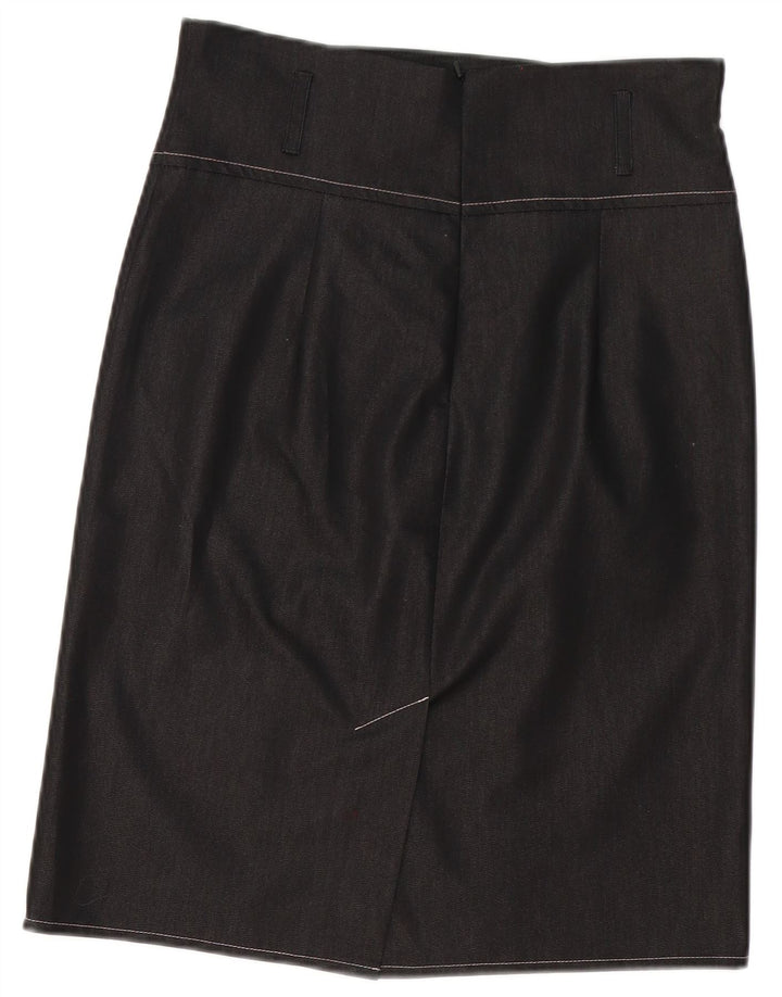 Falda recta para mujer Red Or Dead UK 12 Medium W30 Algodón gris