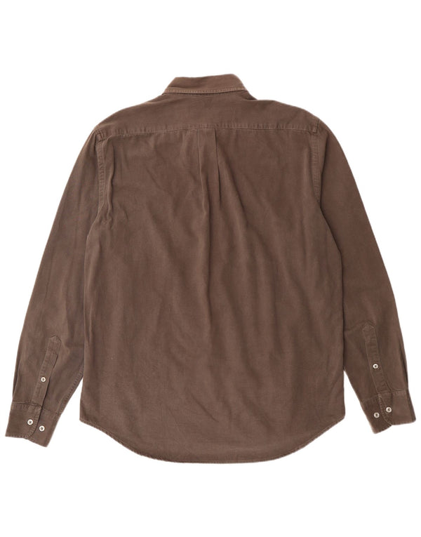 Marlboro Classics Camisa Regular Fit Hombre XL Algodón Marrón