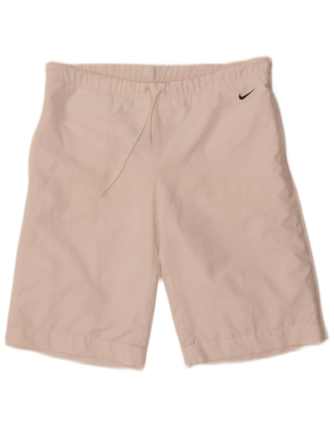 Nike Pantalones cortos deportivos para mujer UK 14/16 Grande Blanco Poliéster