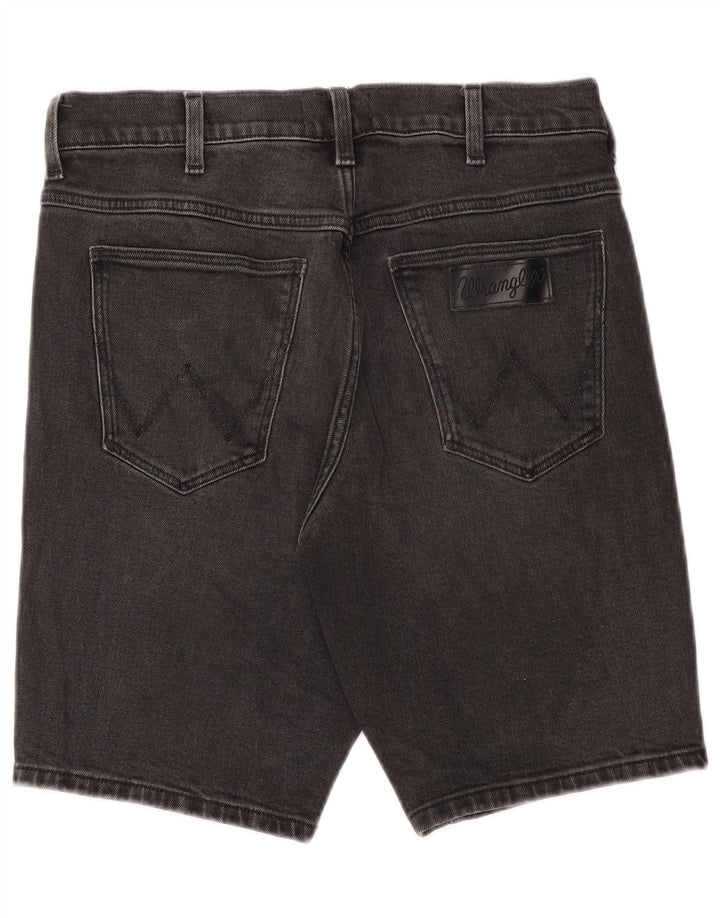 WRANGLER Mens Regular Fit Denim Shorts W29 Medium Grey Cotton
