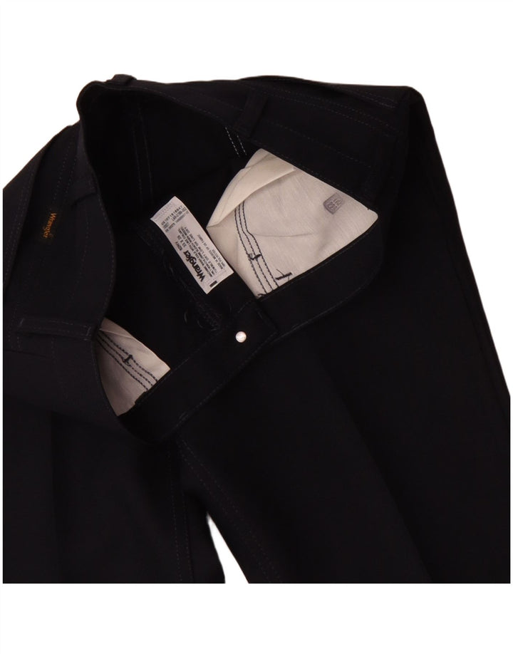 Pantalón Casual Recto Para Hombre Wrangler W33 L29 Poliéster Azul Marino