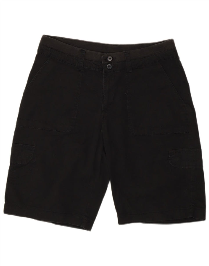 Lee Shorts Cargo de Ajuste Relajado para Mujer US 6 Medium W28 Algodón Negro