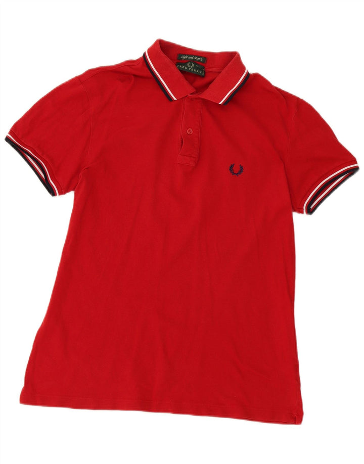 Polo Fred Perry Hombre Algodón Rojo Medio