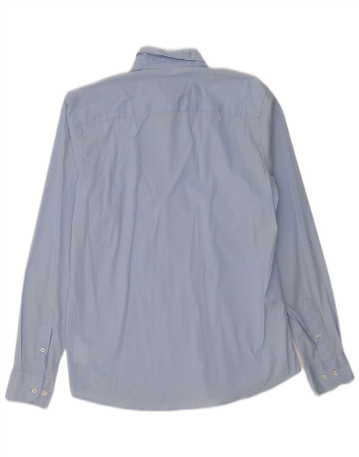 Camisa Avirex Hombre Pequeña Algodón Azul