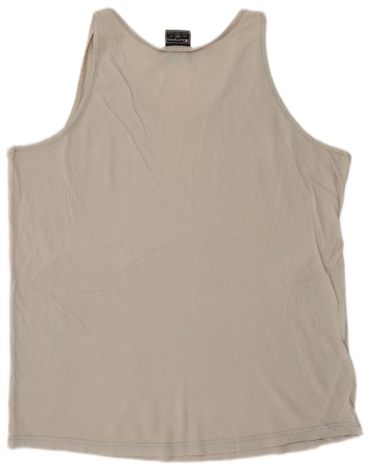 Champion Camiseta sin mangas para hombre 2XL Algodón gris