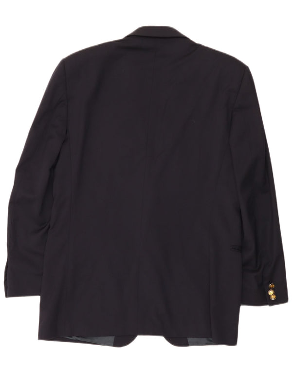 Ferre Chaqueta tipo blazer de 2 botones para hombre IT 48 Lana azul marino mediana