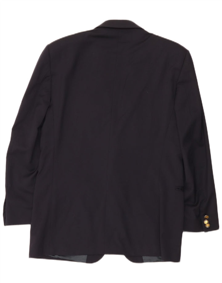 Ferre Chaqueta tipo blazer de 2 botones para hombre IT 48 Lana azul marino mediana