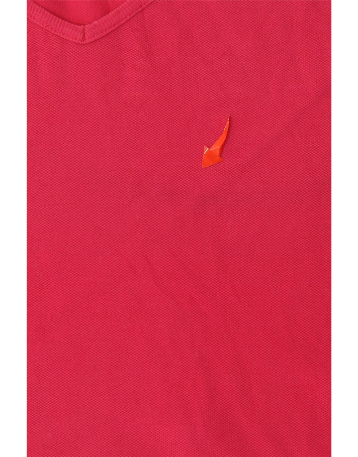 LACOSTE Camiseta Mujer Talla Superior 44 Grande Rojo