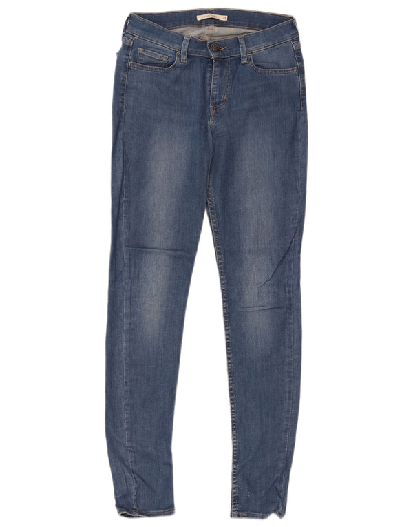 Levi's Mujer 710 Super Skinny Jeans W29 L30 Algodón Azul