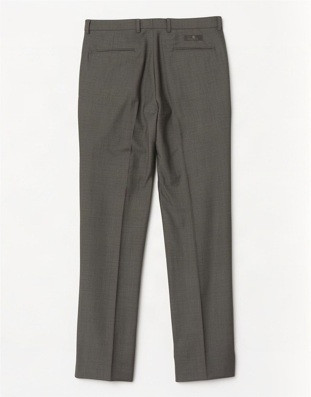 Marks & Spencer Pantalones de traje rectos de corte entallado para hombre W36 L33 Gris
