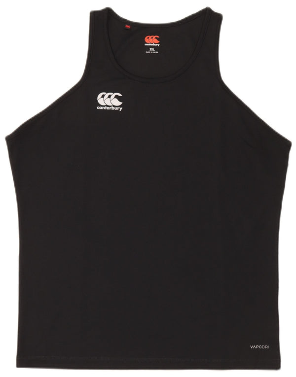 Canterbury Chaleco para hombre Top 2XL Poliéster negro