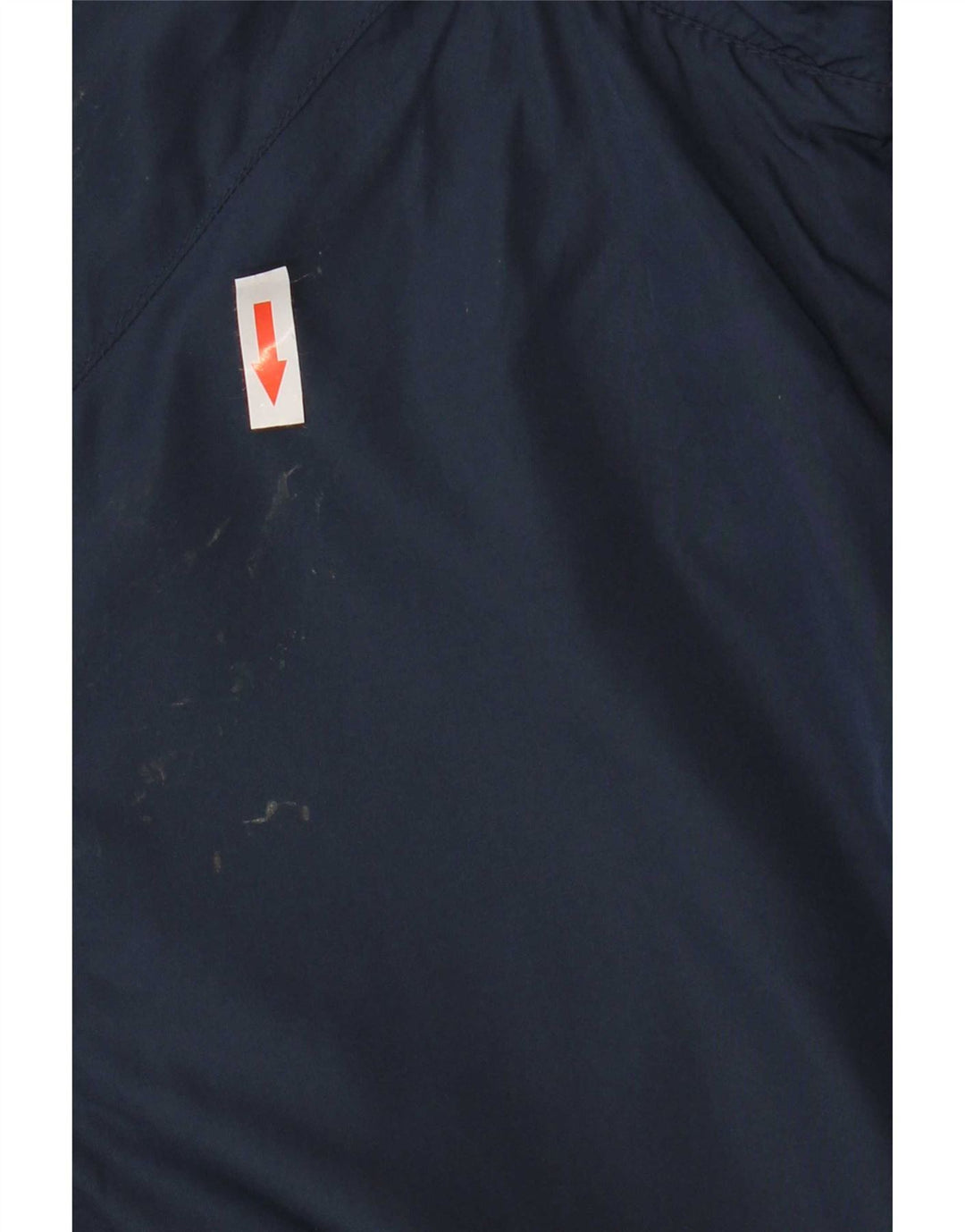 Zara Mens Bomber Jacket UK 40 Grande Azul Marino Poliéster
