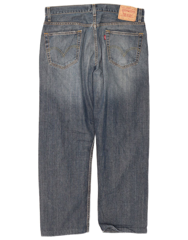 Levi's Vaqueros rectos de corte regular 505 para hombre W36 L29 Algodón azul