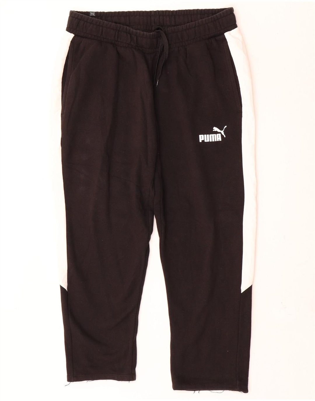 Pantalones de chándal Puma para hombre, talla grande, color negro
