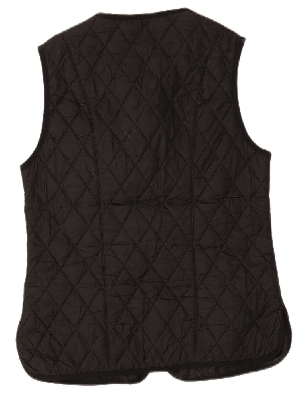 Chaleco acolchado Barbour para mujer Reino Unido 12 Mediano Negro