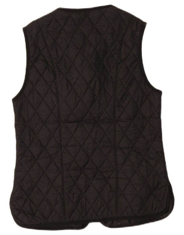 Chaleco acolchado Barbour para mujer Reino Unido 12 Mediano Negro