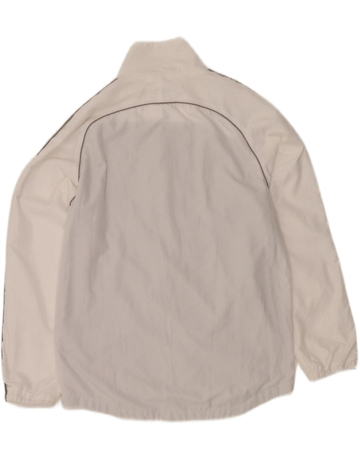 Champion Chaqueta de chándal para hombre, poliéster blanco grande