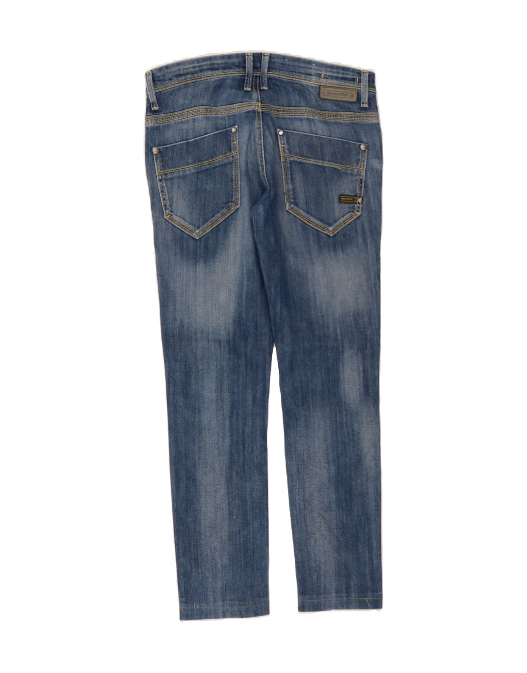 MELTIN' POT Womens Slim Jeans W33 L28 Blue Cotton Vintage Meltin' Pot and Second-Hand Meltin' Pot from Messina Hembry 