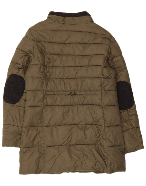 Guess Abrigo acolchado para hombre UK 40 Large Poliamida caqui