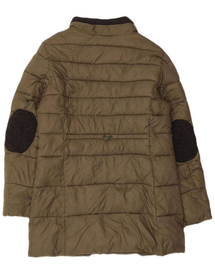 Guess Abrigo acolchado para hombre UK 40 Large Poliamida caqui