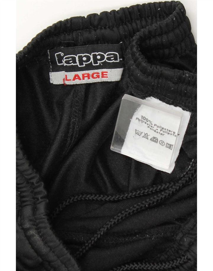 Pantalón De Chándal Kappa Hombre Large Negro Poliéster