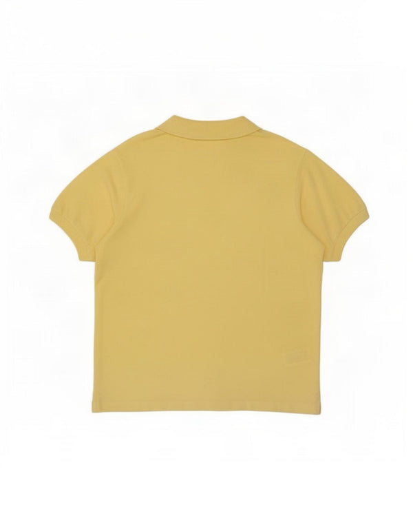 Lacoste Mens Polo Shirt Size 7 2XL Yellow Cotton