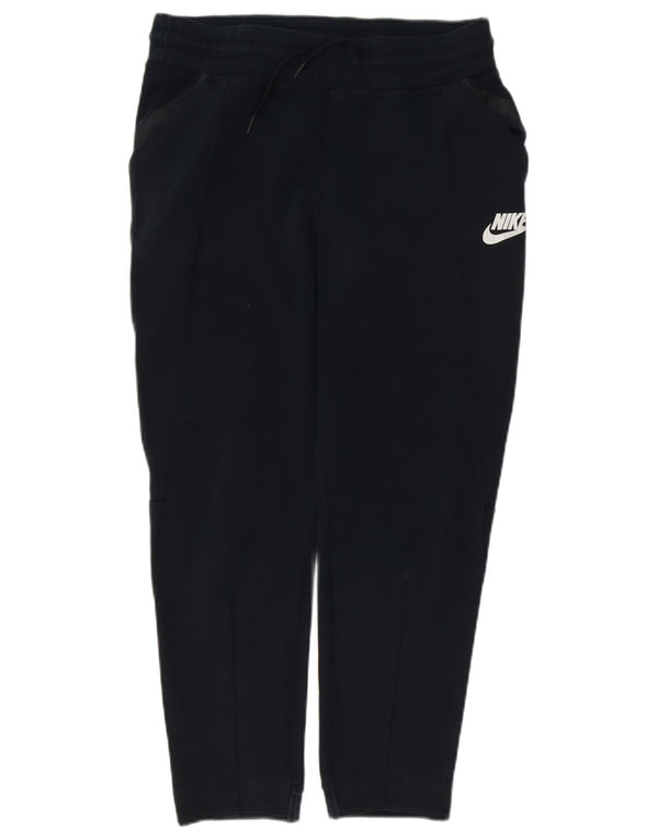 Nike - Pantalón de chándal para niña, 13-14 años, XL, algodón negro