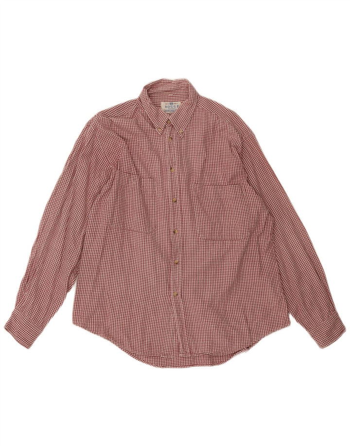 Camisa Boggi Hombre Large Cuadros Rojos