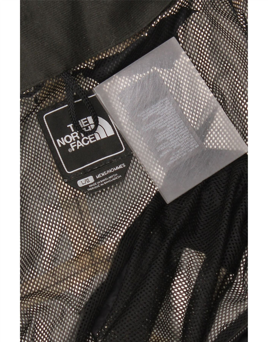 The North Face Chaqueta impermeable con capucha para hombre UK 40 Large Nylon negro