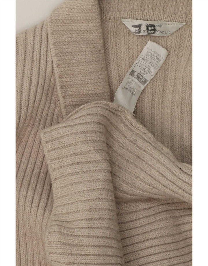 Marks & Spencer - Cárdigan para mujer (talla 40), color beige