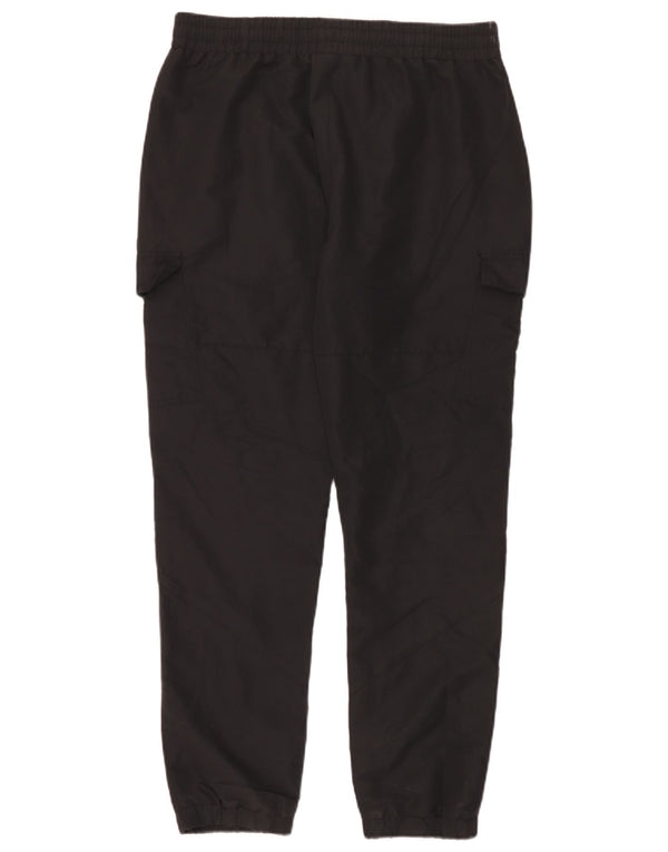 Fila Hombre Cargo Chándal Pantalones Joggers Grande Poliéster Negro
