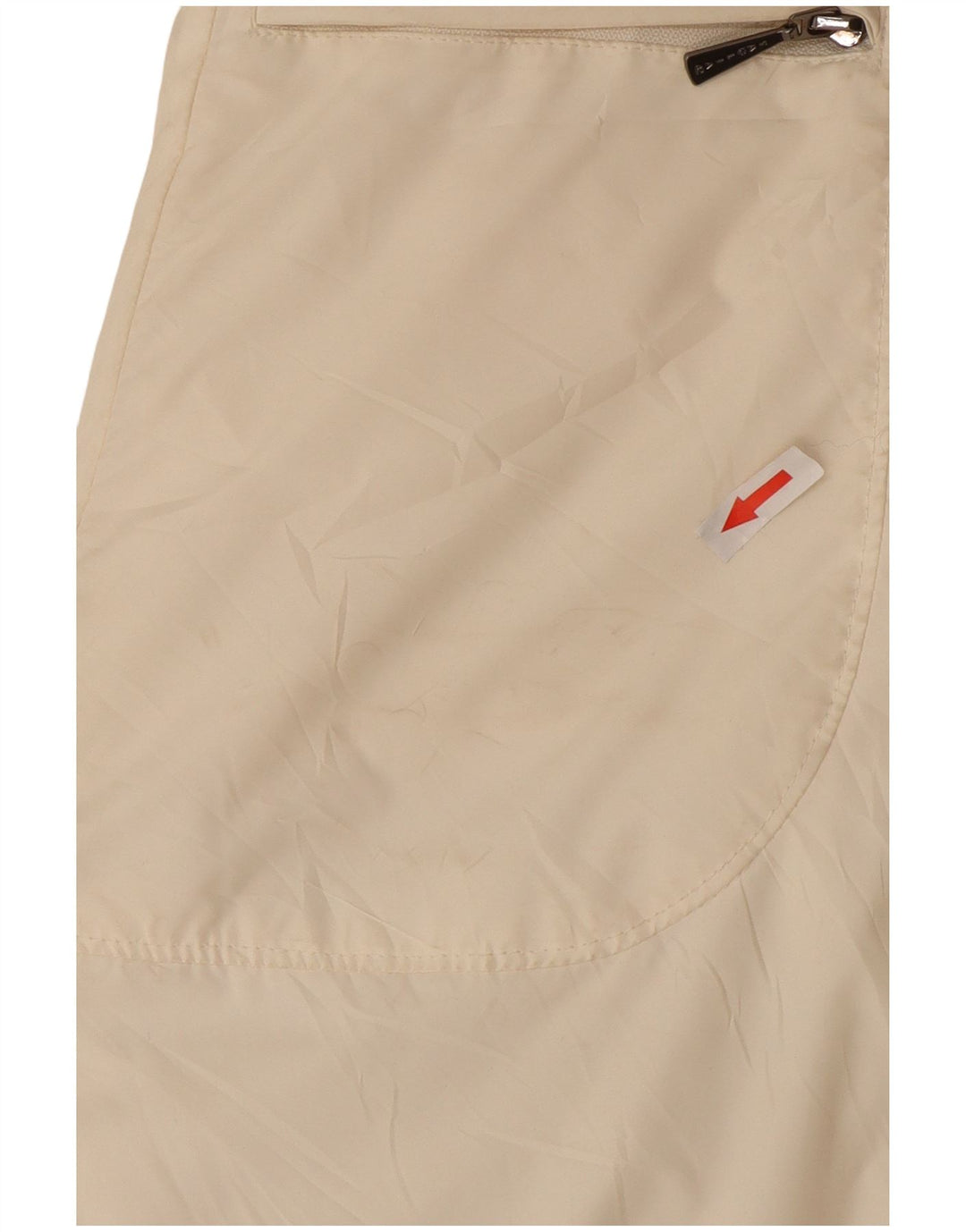 Abrigo acolchado vintage para mujer IT 48 XL Poliéster blanco roto