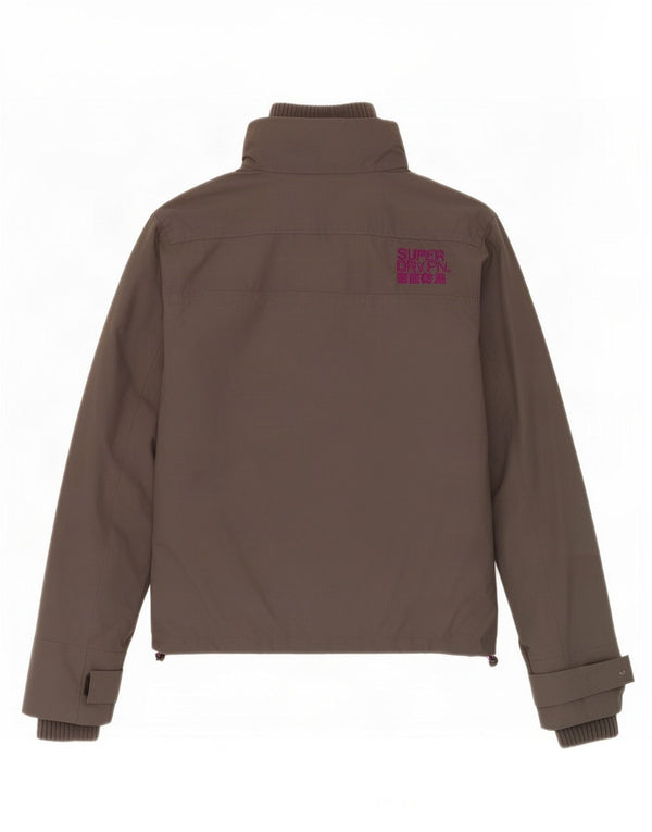 Superdry Chaqueta Cortavientos The Windcheater Graphic para Mujer UK 40 Small Gris