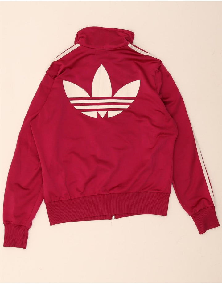 Adidas Chaqueta superior de chándal gráfico para mujer EU 42 Poliéster rosa medio