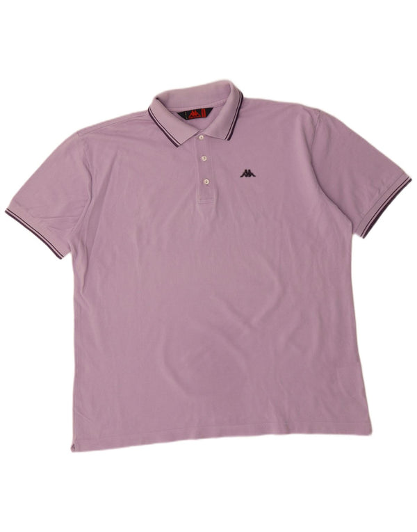 Kappa Polo Hombre 2XL Algodón Morado