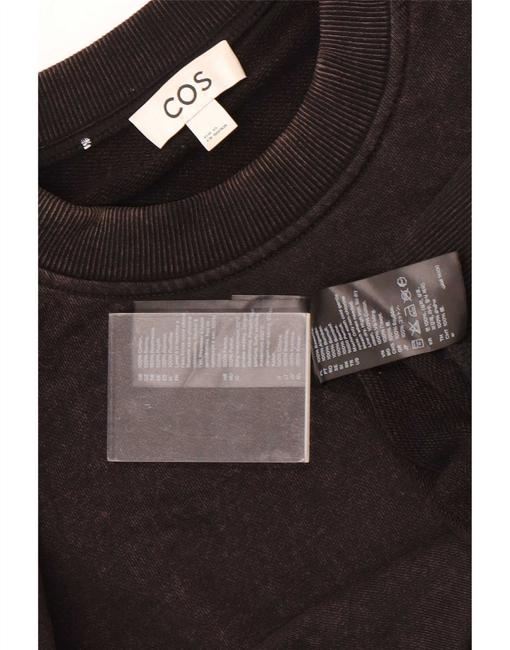 Cos - Sudadera holgada para hombre, talla XS, color negro