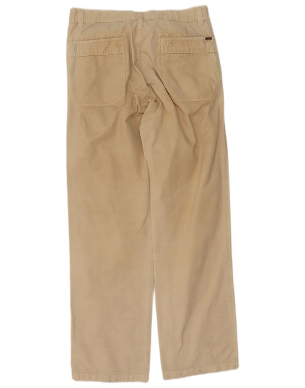 Pantalones informales rectos para hombre Gas W36 L34 Algodón beige