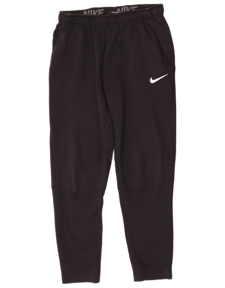 Nike Hombre Dri Fit Chándal Pantalones Joggers Mediano Negro Poliéster