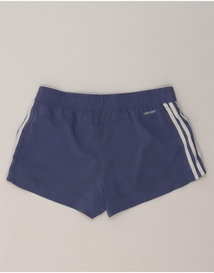 Adidas Pantalones cortos deportivos Aeroready para mujer Reino Unido 14 Poliéster azul medio