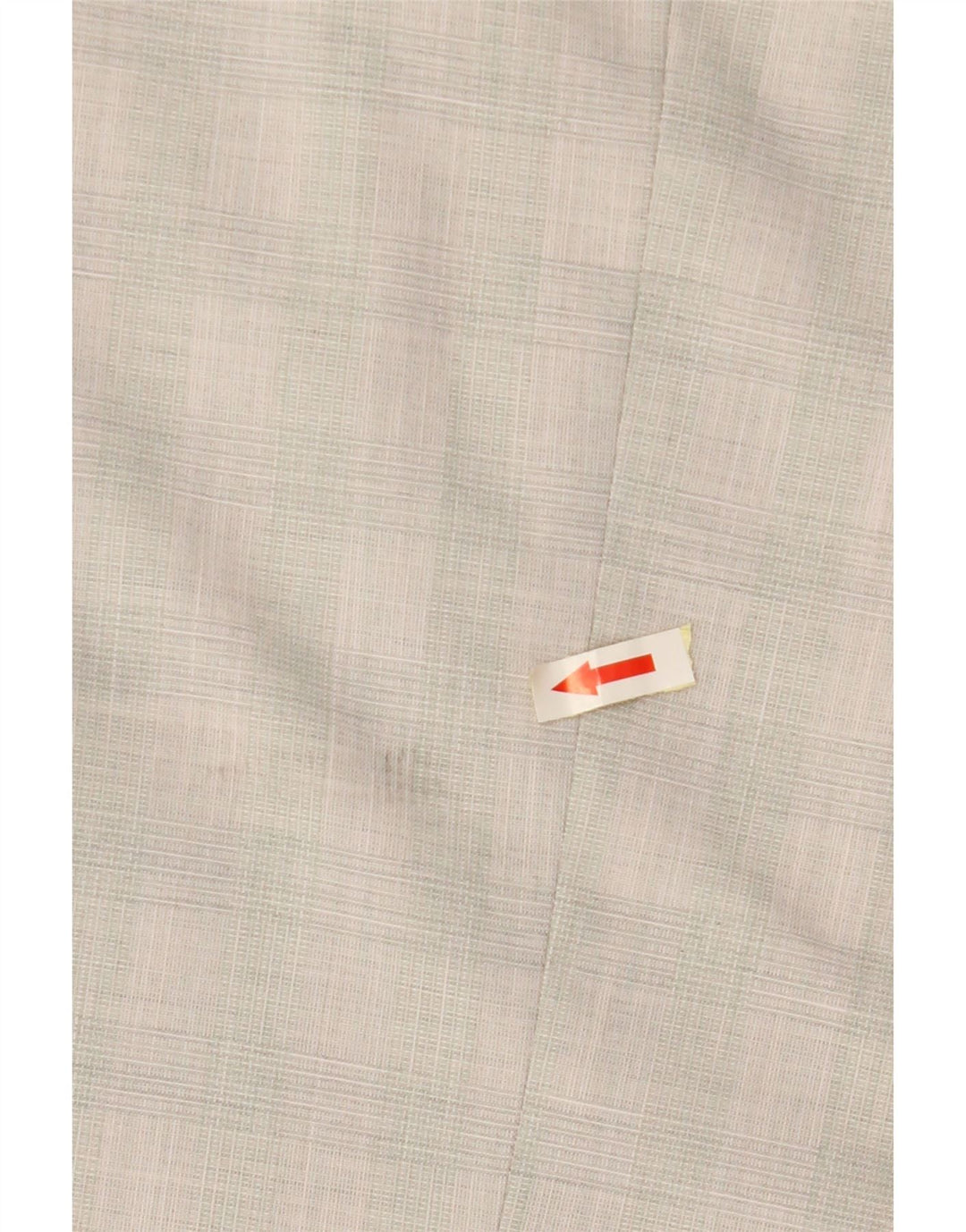 ZARA Mujer Chaqueta Blazer De 1 Botón EU 40 Poliéster A Cuadros Gris Medio