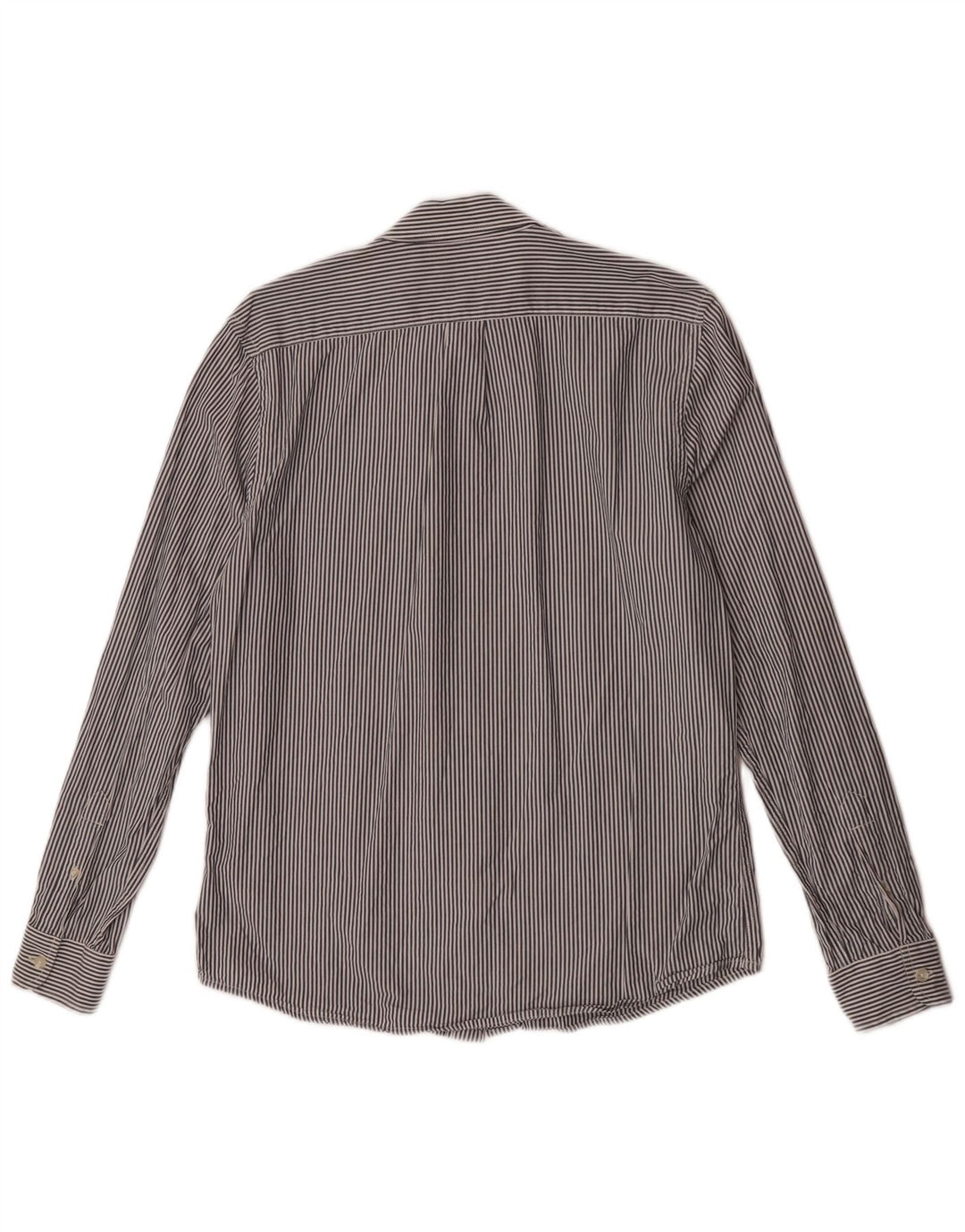 Wrangler Camisa Regular Fit De Algodón A Rayas Gris Medio Para Hombre
