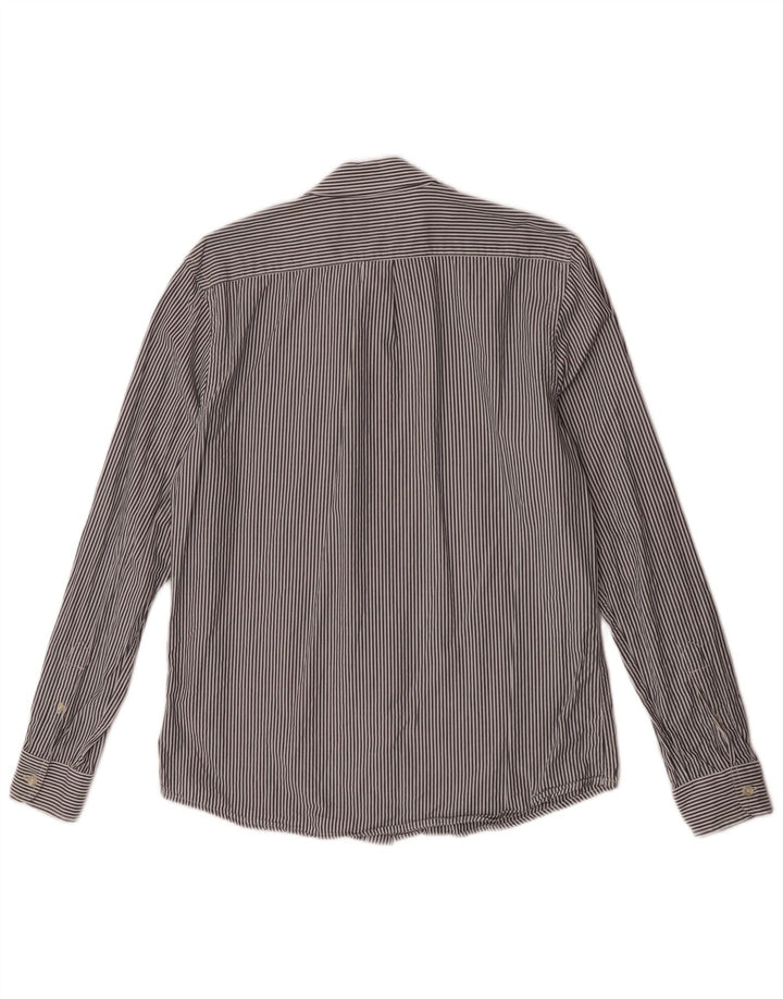 Wrangler Camisa Regular Fit De Algodón A Rayas Gris Medio Para Hombre