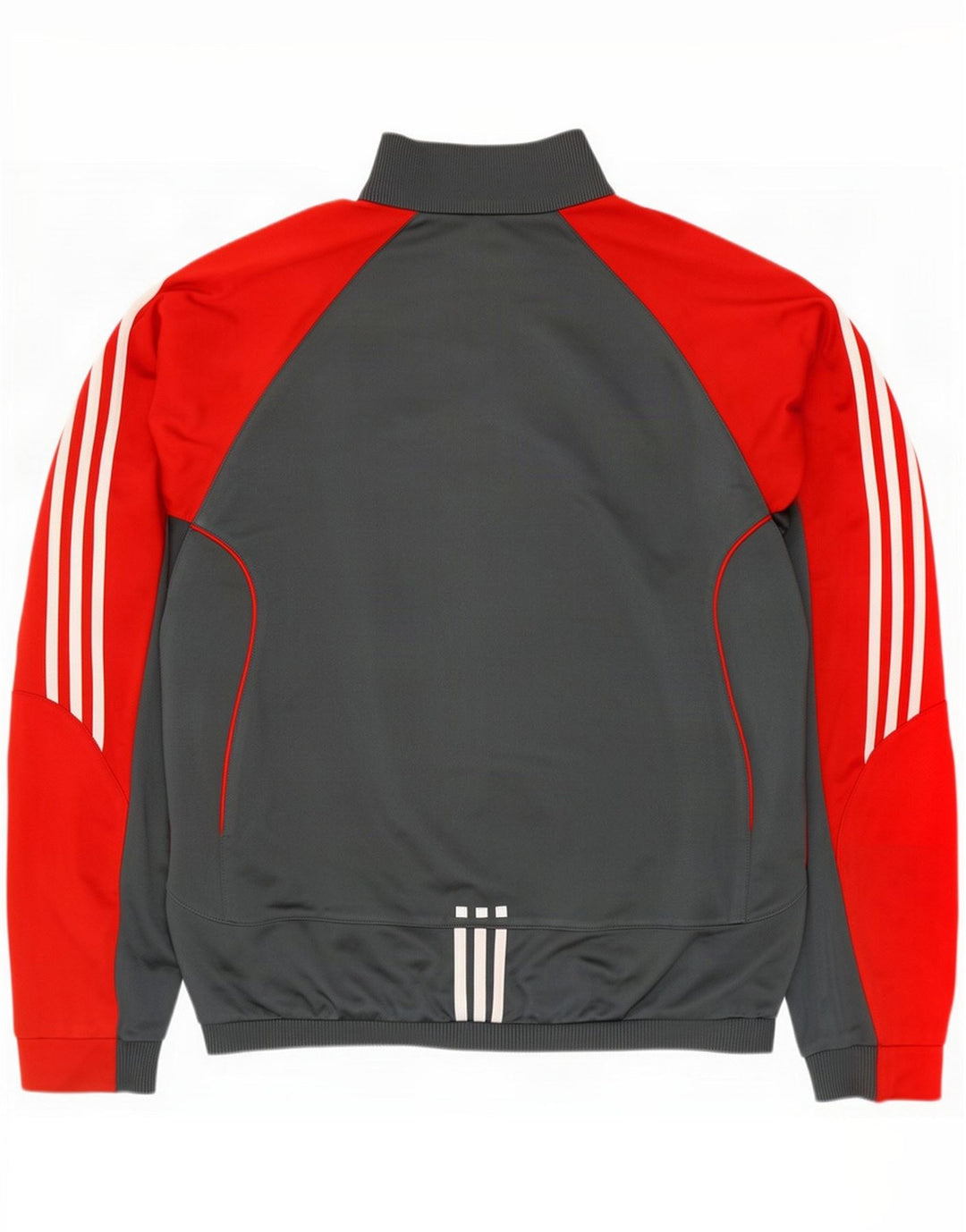 Chaqueta de chándal Adidas para hombre XL Gris Colorblock Poliéster