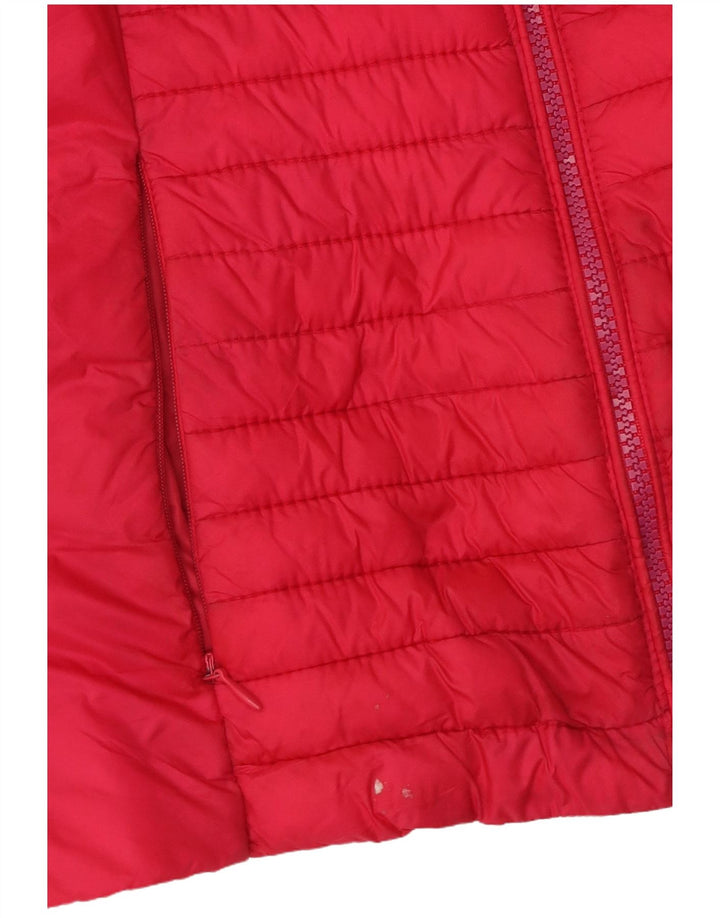 Dack's Chaqueta acolchada con capucha para mujer UK 10 Small Pink