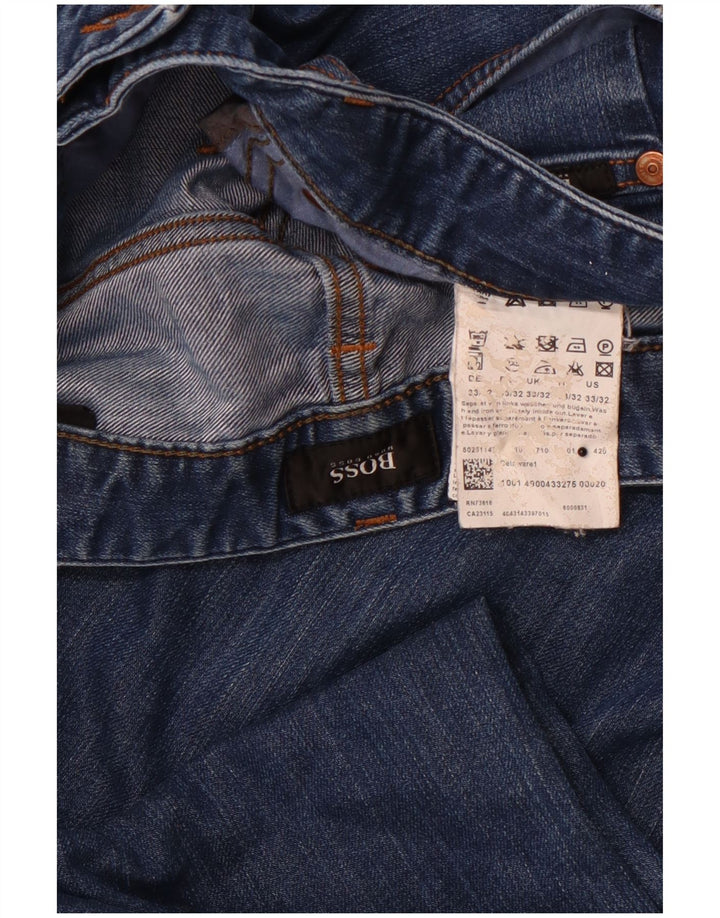Vaqueros ajustados para mujer HUGO BOSS W33 L32 Algodón azul