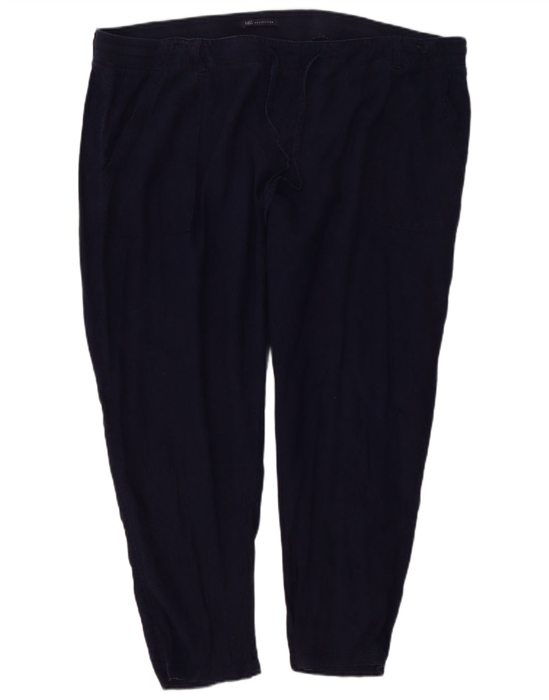 Pantalones chinos ajustados para mujer Marks & Spencer W46 L26 Azul marino
