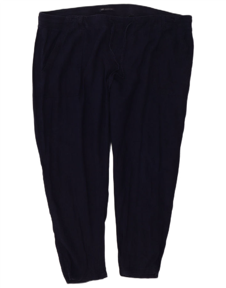 Pantalones chinos ajustados para mujer Marks & Spencer W46 L26 Azul marino