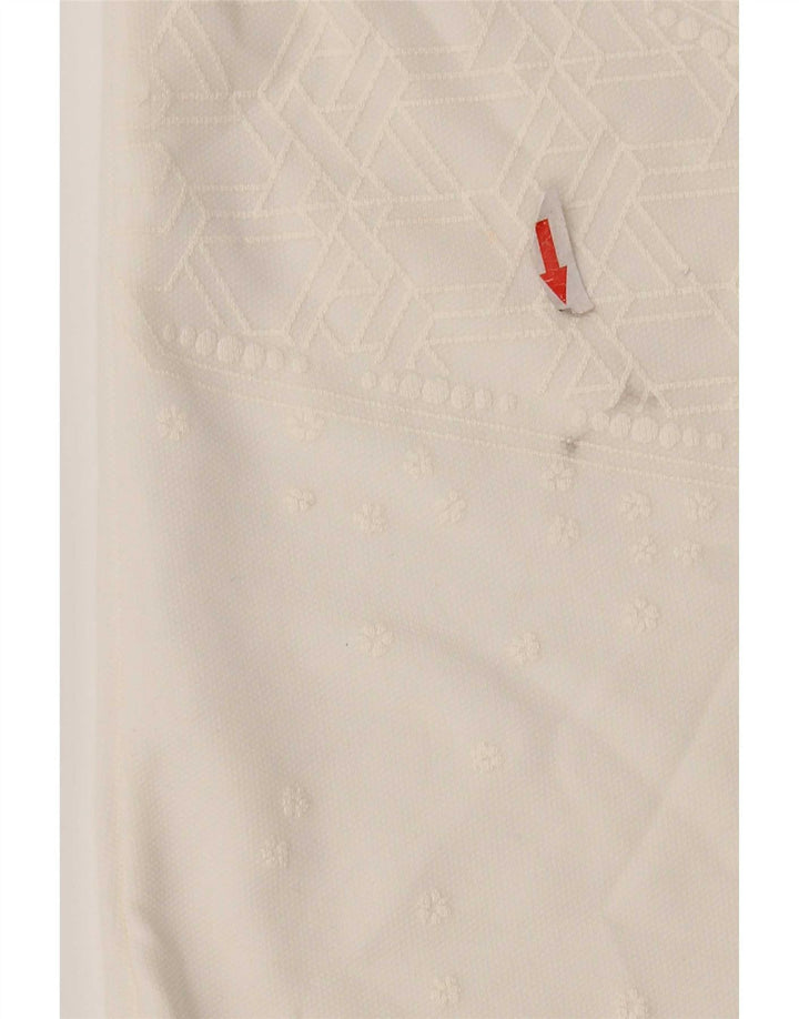 Zara Vestido recto para mujer UK 40 Medium White Paisley