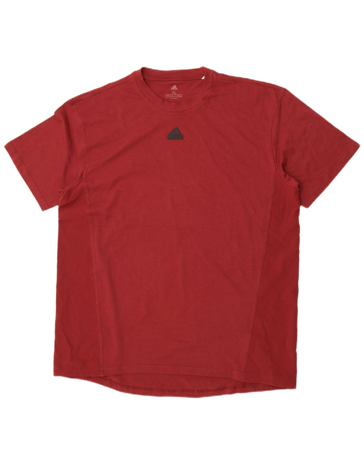 Adidas Hombre Camiseta Top XL Granate Algodón
