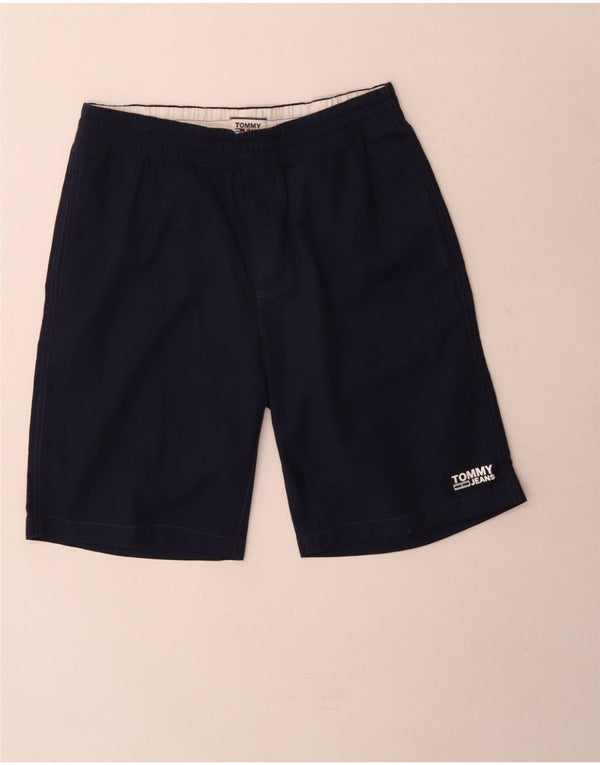 Tommy Hilfiger Pantalones cortos chinos para hombre pequeños W28 algodón azul marino
